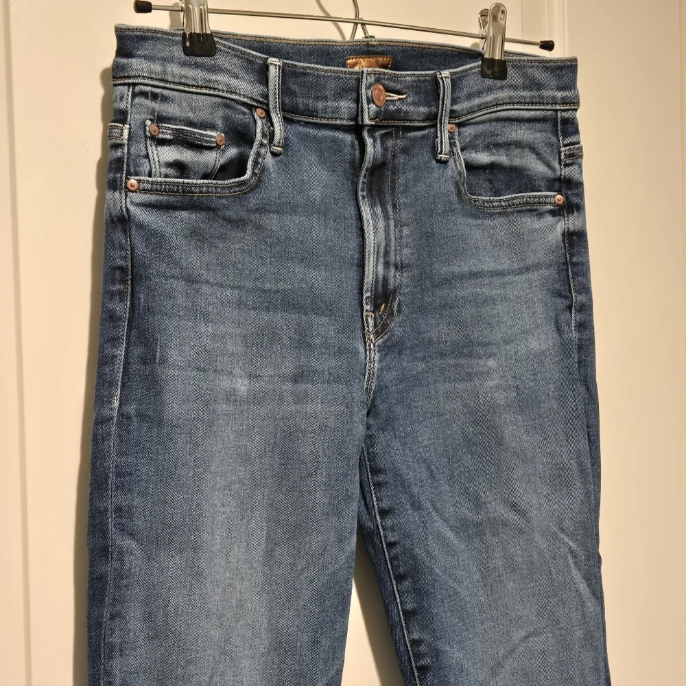 MOTHER The Insider Flood in Playing Rough Wash Women's Size 27 - Picture 6 of 14